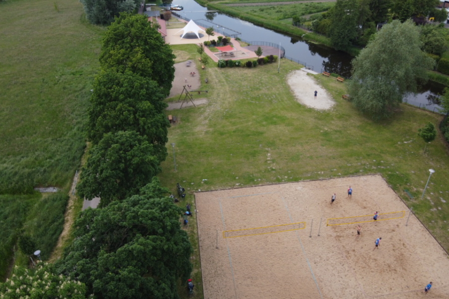 Biesebad Osterburg Volleyballfeld, Foto: Jörg Gerber