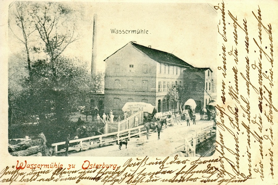 Historische Ansicht Wassermühle, 1906