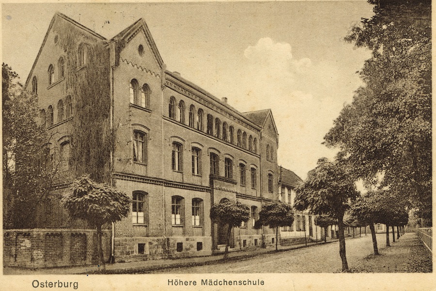 Historische Ansicht Höhere Töchterschule, Bahnhofstraße