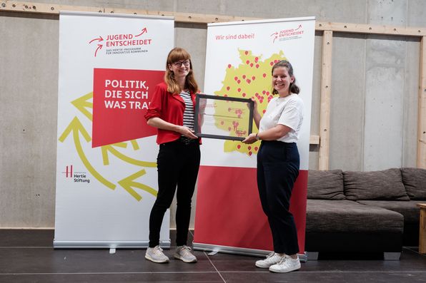 Verleihung Auszeichnung "Jugend entscheidet"-Kommune